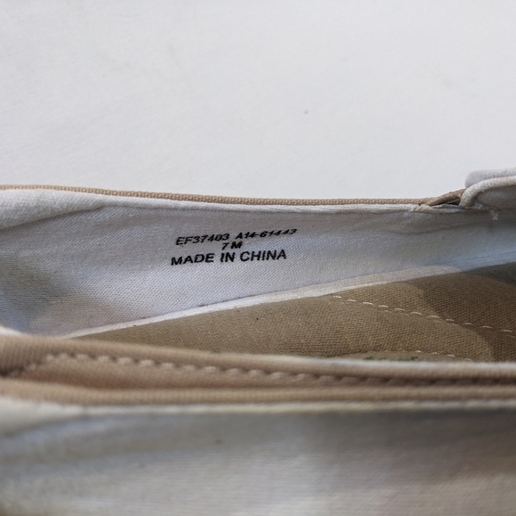 Grasshoppers Tan and White Boat Shoe Loafers Size 7 - Picture 4 of 11